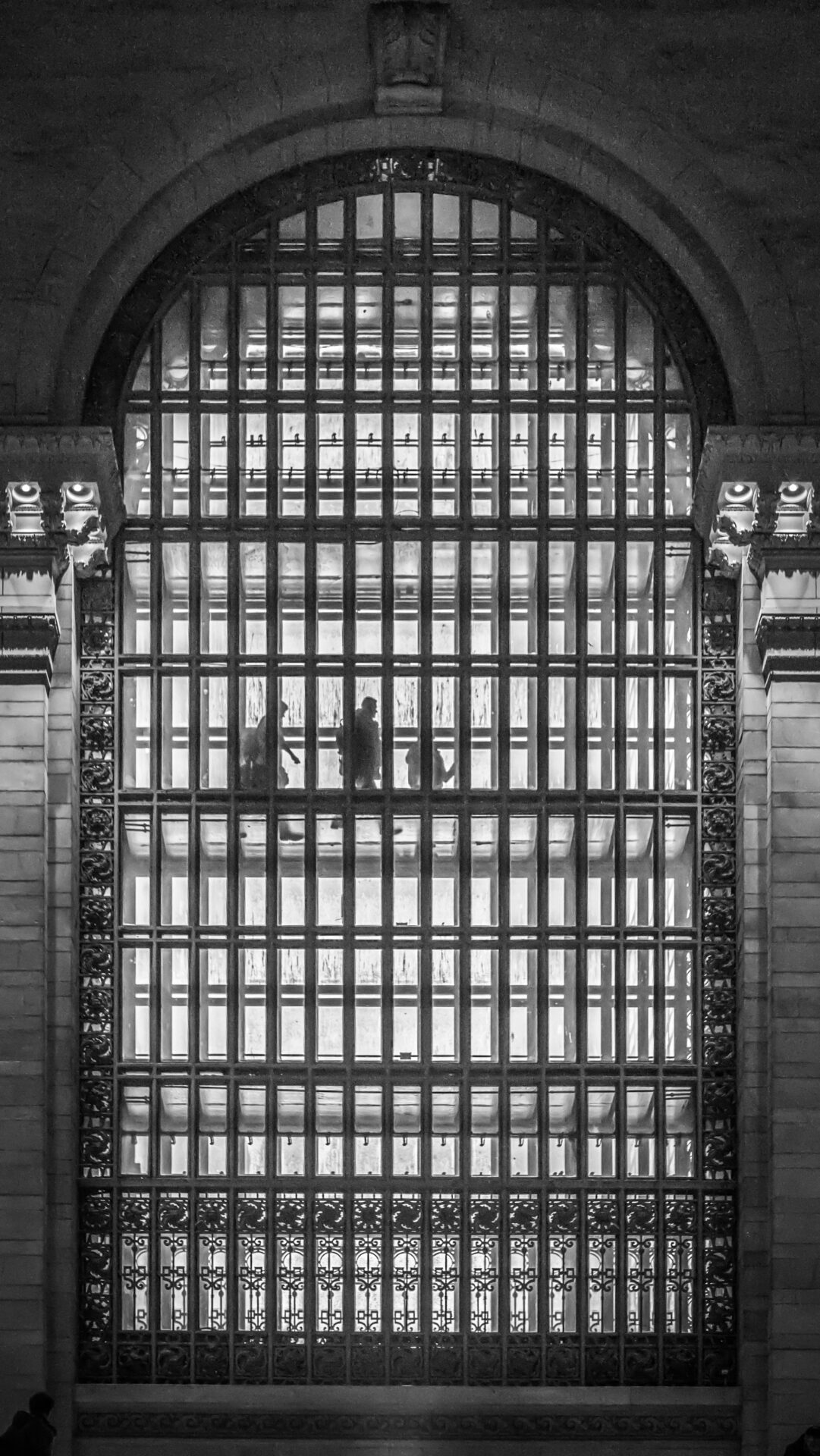 Grand Central of a Building With Grilled Door