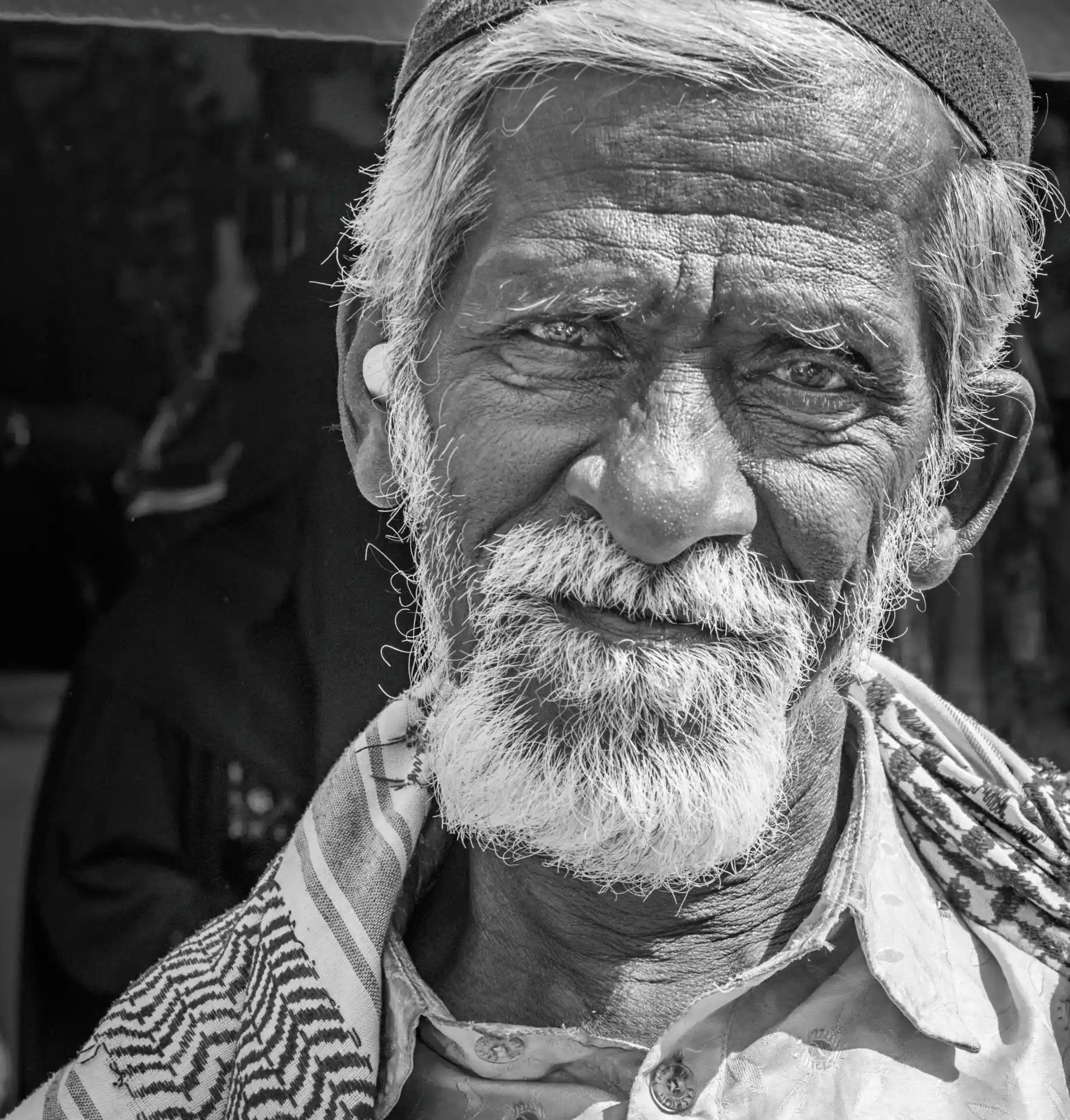 Mustafa in India Shot in Black and White